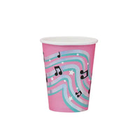 Musical Notes Paper Cups (x8) Kids Party