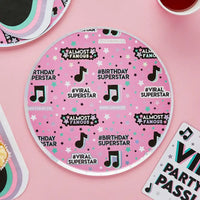 Let's Dance Paper Plates (x8) Kids Party