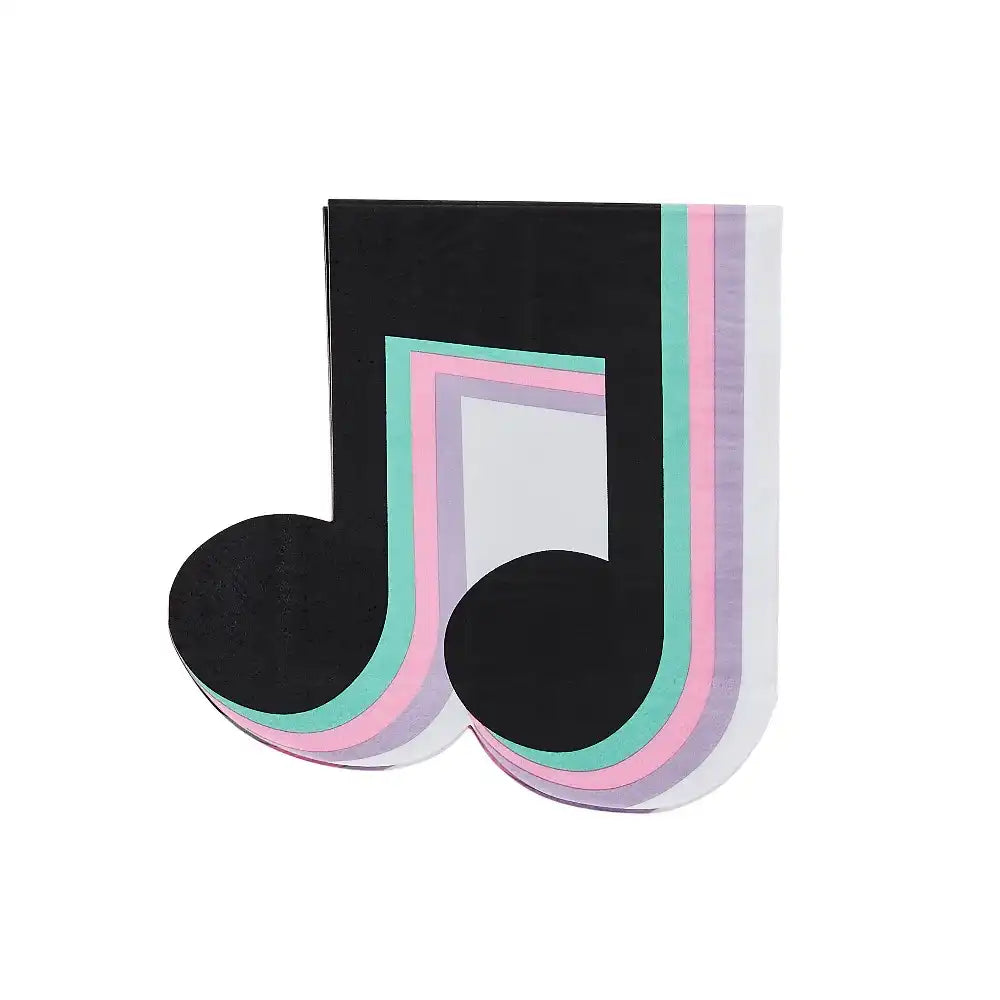 Musical Note Paper Napkins (x16) Kids Party