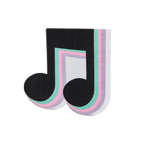 Musical Note Paper Napkins (x16) Kids Party