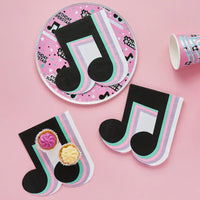 Let's Dance Paper Plates (x8) Kids Party