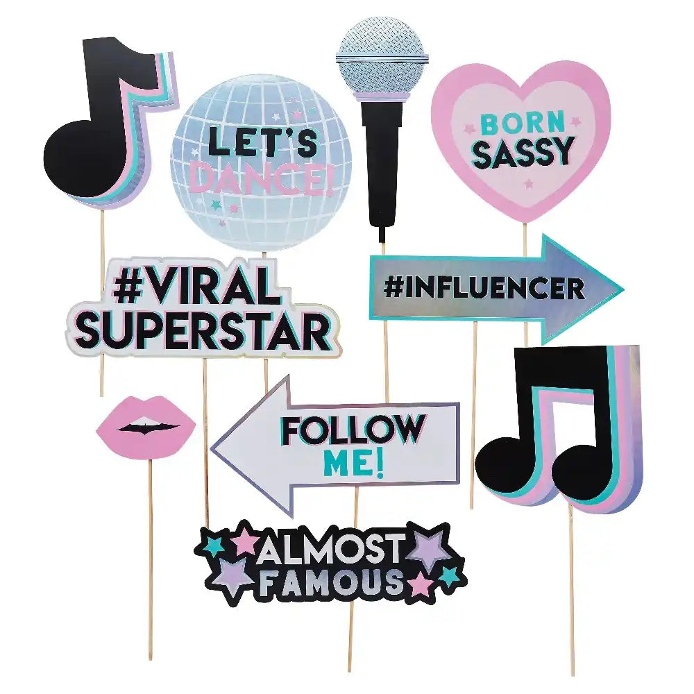 Let's Dance Photo Props Kids Party