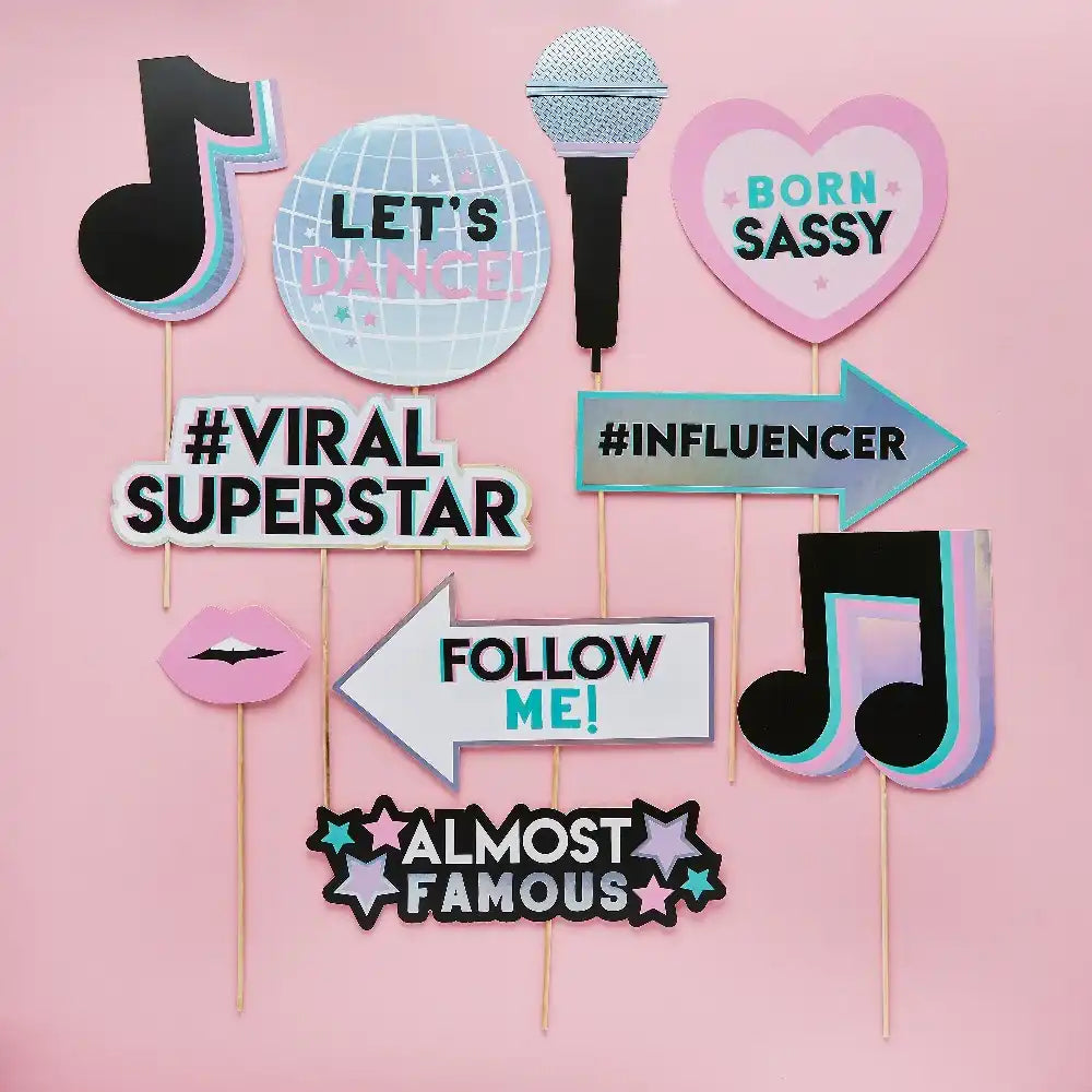 Let's Dance Photo Props Kids Party