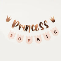 Customisable Princess Banner (2m) Kids Party