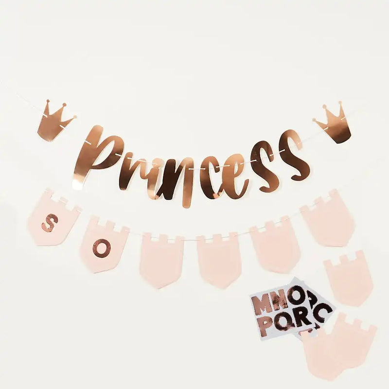 Customisable Princess Banner (2m) Kids Party