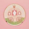 Princess Carriage Paper Plates (x8) Kids Party