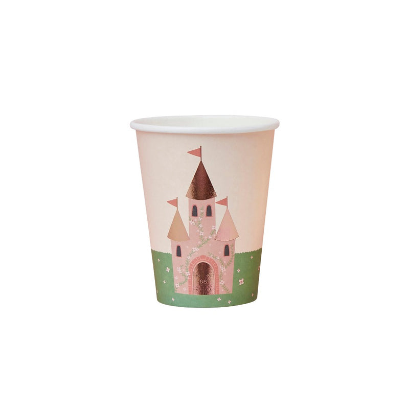 Princess Castle Paper Cups (x8)