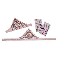 DIY Princess Card Tiara Kit (x4) Kids Party