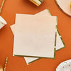 Gold & Peach Ombre Paper Napkins (x16) General Party