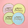 Pastel 'Happy Birthday' Paper Plates (x8) General Party
