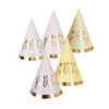 Pastel 'Happy Birthday' Party Hats (x10) General Party