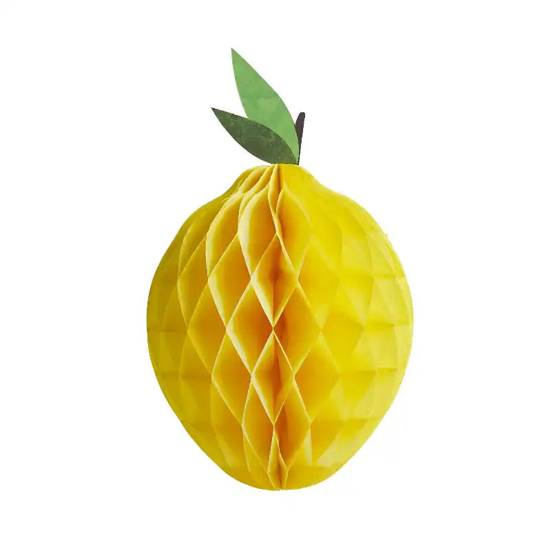 Lemon Honeycomb Decorations (x3) Summer