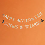 'Happy Halloween' Witches & Wizards Banner (2m)