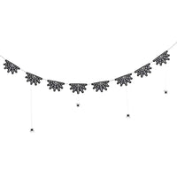 Cobweb Garland With Hanging Spiders (2m) Halloween 2024