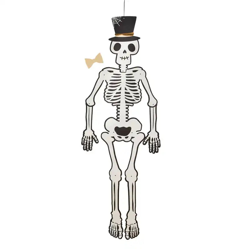 Hanging Skeleton Glow In the Dark Game Halloween 2024