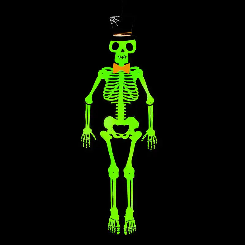 Hanging Skeleton Glow In the Dark Game Halloween 2024