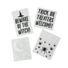 Trick or Treat Window Clings (x4) Halloween 2024