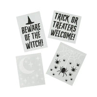 Trick or Treat Window Clings (x4) Halloween 2024