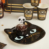 Black Cat Halloween Party Plates (x8) Halloween 2024
