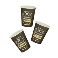 Homemade Poison' Paper Cups (x8) Halloween 2024