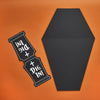 Black Coffin Grazing Board With Card Sign Halloween 2024