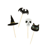 Halloween Gold Foiled Food Picks (x12) Halloween 2024