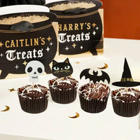 Halloween Gold Foiled Food Picks (x12) Halloween 2024