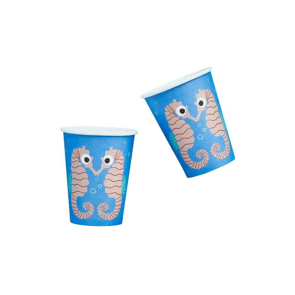 Seahorse Party Cups (x8) Kids Party