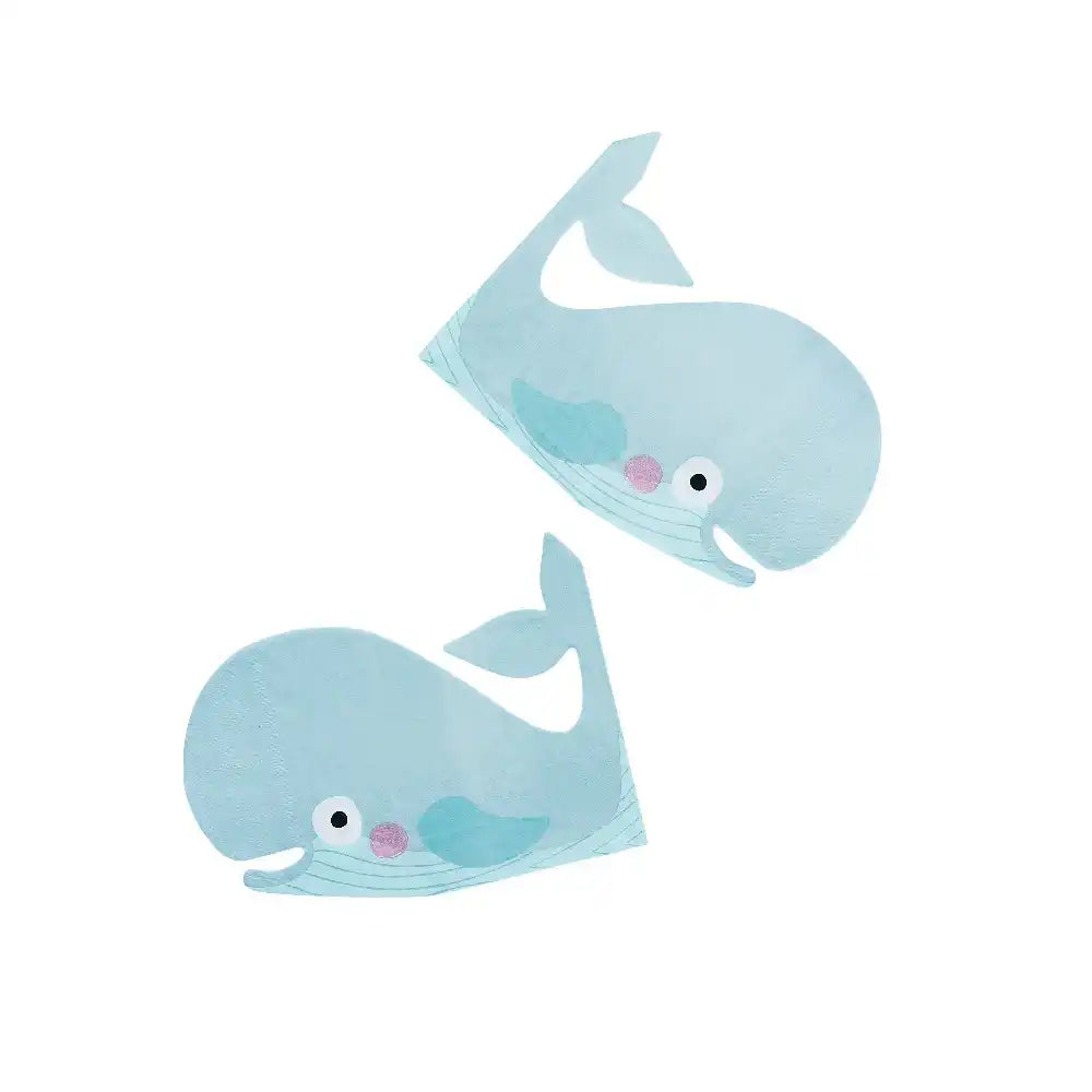 Whale Paper Napkins (x16) Kids Party