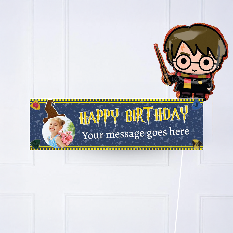Wizard Magic Personalised Party Banner