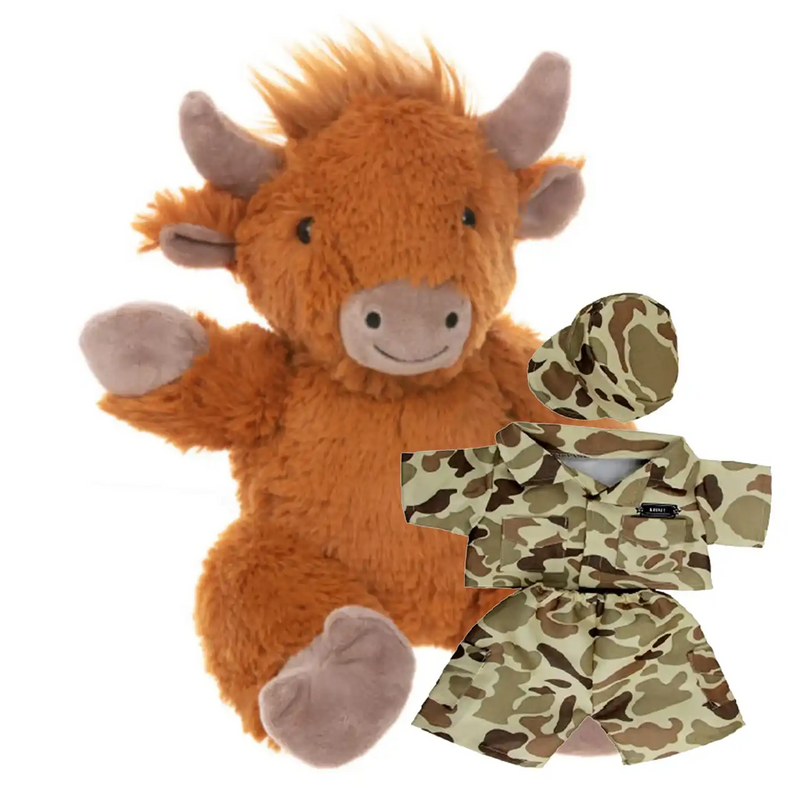 Make a Bear - Hippie The Highland Cow Desert Army Make a Bear