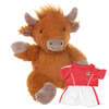 Make a Bear - Hippie The Highland Cow Red Football Kit Make a Bear