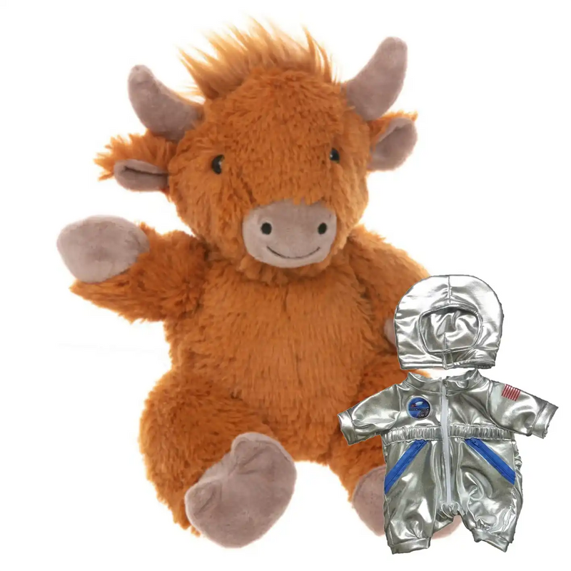 Make a Bear - Hippie The Highland Cow Astronaut Outfit Make a Bear