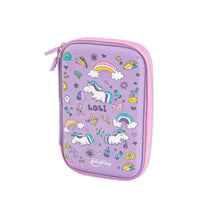 Lilac Unicorns & Rainbows Hardtop Pencil Case Own Brand