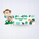Go Wild Jungle Personalised Party Banner