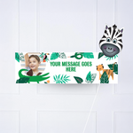 Go Wild Jungle Personalised Party Banner