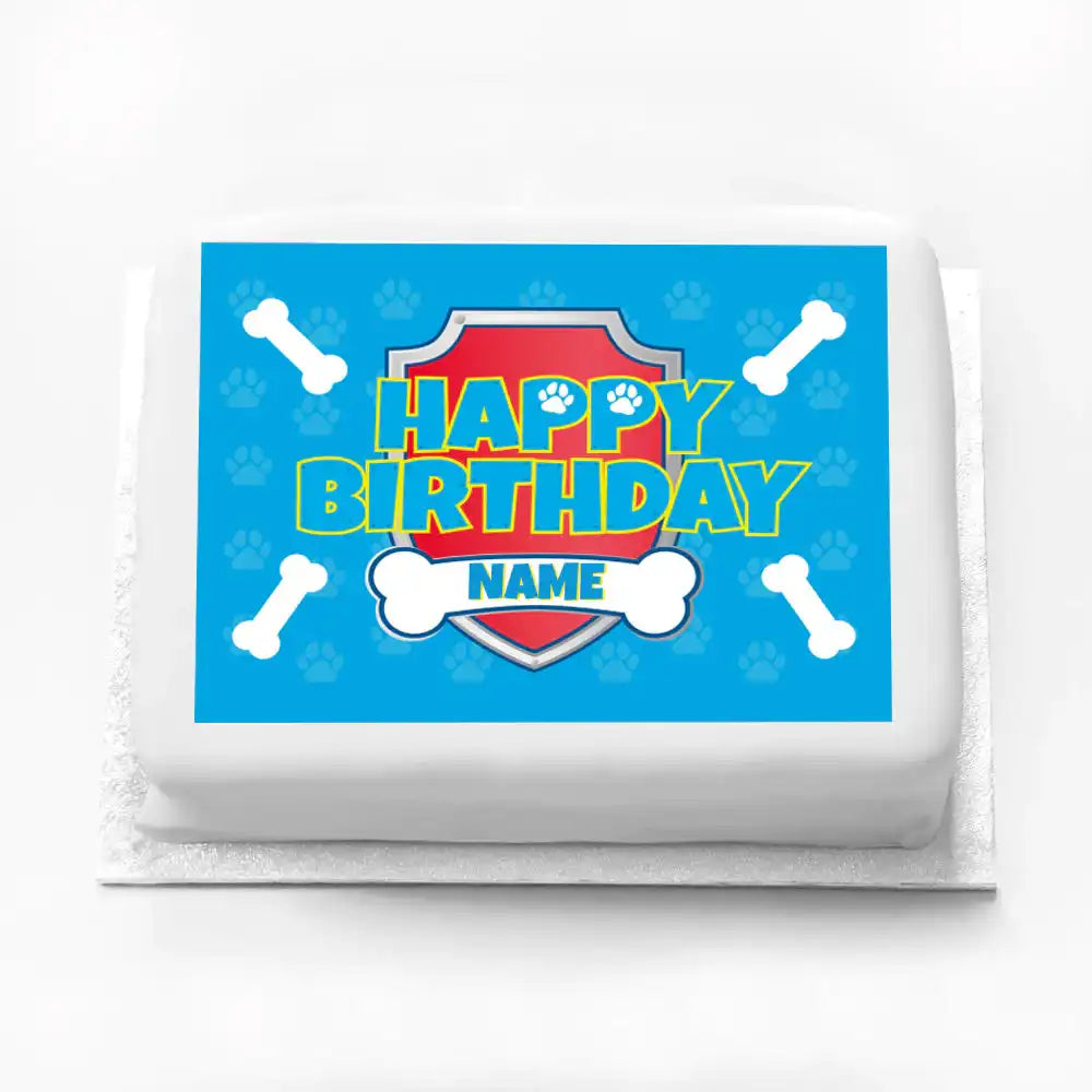 Personalised Photo Cake - Paw Patrol No Personalised Cake