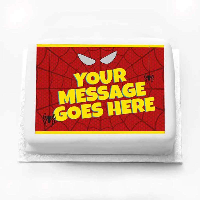 Personalised Photo Cake - Spiderman No Personalised Cake