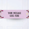 Alice in Wonderland Personalised Party Banner No Personalised Banner