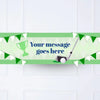 Golf Personalised Party Banner No Personalised Banner