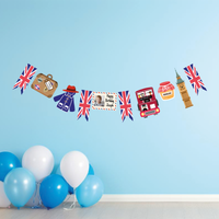 London Bear Cut-out Banner with Photo Monster Parties