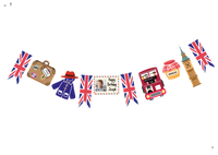 London Bear Cut-out Banner with Photo Monster Parties
