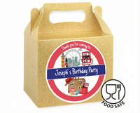 London Bear Personalised Party Boxes Monster Parties