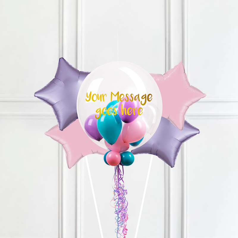 Personalised Bubble Balloon in a Box – Magical Oceans