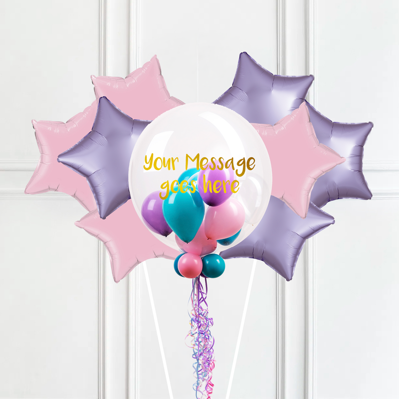 Personalised Bubble Balloon in a Box – Magical Oceans