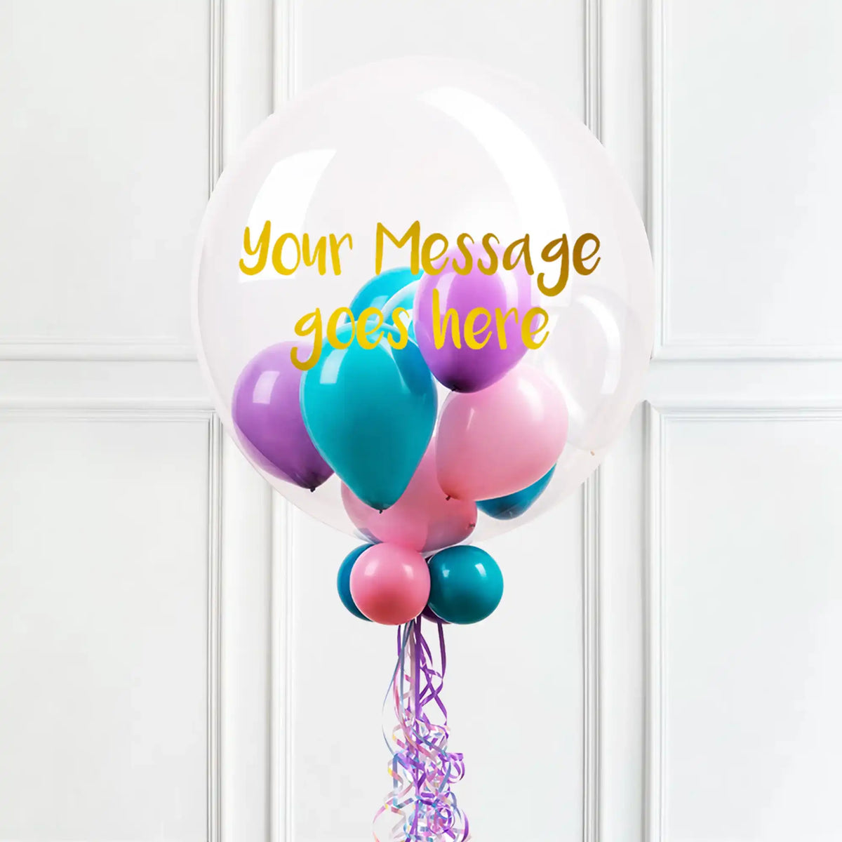 Personalised Bubble Balloon in a Box – Magical Oceans None Personalised Balloons