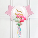 Personalised Bubble Balloon in a Box – Marshmallow
