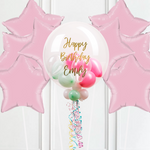 Personalised Bubble Balloon in a Box – Marshmallow