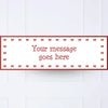 Red Ribbon Personalised Party Banner No Personalised Banner