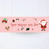 Christmas Characters Personalised Party Banner No Personalised Banner